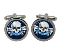 Cufflinks Dei 17Th/21St Lancers Dell'Esercito Britannico In Scatola