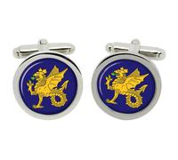 Cufflinks Della Brigata Wessex 43 Dell'Esercito Britannico In Scatola