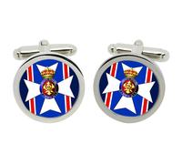 Cufflinks Dell'Ordine Vittoriano In Scatola Di Cromo