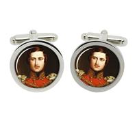 Cufflinks Di Alberto, Principe Consorte In Scatola Di Cromo