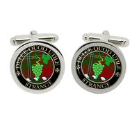 Cufflinks Di Clan Scozzese Strani In Scatola Di Cromo