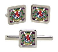 Cufflinks E Fermacravatta London Scottish Regiment, Esercito Britannico