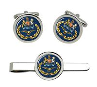 Cufflinks E Set Di Clip Per Cravatta RAF Warrent Officer Aircrew