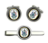 Cufflinks E Set Di Clip Per Cravatta USS JOHN PAUL JONES (DDG-53)