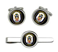 Cufflinks E Set Di Clip Per Cravatta USS NEW YORK (LPD-21)