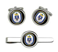 Cufflinks E Set Di Clip Per Cravatta USS NORMANDY (CG-60)
