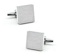Cufflinks for men weddingGolden Square Cuff Links 4 Colors Option Wire-drawing Brass Material Men's Wedding Cufflinks