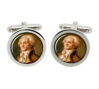 Cufflinks Maximilien De Robespierre In Scatola Di Cromo