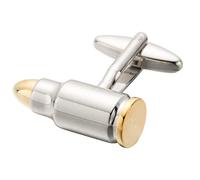Cufflinks per Uomo 2 Pezzi in Rame Argento Stile Semplice | Camicie Polsino, Design Creativo, Adatti ad Anniversari e Feste di Compleanno