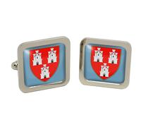 Cufflinks Quadrati In Scatola Di Cromo Newcastle Upon Tyne (Inghilterra)