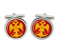 Cufflinks Rotondi Di Bisanzio In Scatola