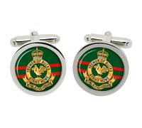 Cufflinks Royal Buckinghamshire Hussars Dell'Esercito Britannico In Scatola