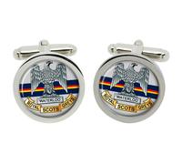 Cufflinks Royal Scots Greys Dell'Esercito Britannico In Scatola