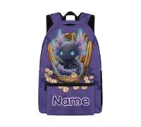 Cugasmaru Mochilas Personalizadas para Niñas - Zaino per bambini e bambine, con foto del nome, Axolotl Baseball, Zaino per bambini