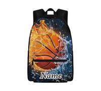 Cugasmaru Mochilas Personalizadas para Niñas - Zaino per bambini e bambine, con foto del nome, Pallacanestro, Zaino per bambini