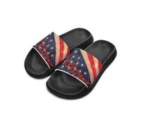 Cugasmaru Sandali per bambini con bandiera americana, antiscivolo, estivi, casual, per la doccia, 4 luglio Patriottico, 39 1/3 EU