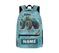 Cugasmaru Zaini ragazzo Età 10-12 Mochilas Personalizadas para NiñAs Zaino personalizzato per ragazze Regali per bambini, Camion Blu Personalizzato, Zaino per bambini
