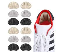 CUHZA 6 paia Cuscini per tallone, cuscinetti per scarpe troppo grandi, autoadesivi per donne e uomini, Anti-Blister, Inserti per Talloni autoadesivi (tre colori)