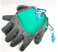 CuiCanfla Guanti da pesca, impermeabili, 2 pezzi, resistenti ai punti, resistenti al morso, impermeabili, con chiusura magnetica, per un uso sicuro del pesce gatto