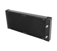 Cuifati 12 Pipe Alluminio Lega Radiatore Raffreddamento Liquido, 22mm | Porta Pagoda con diametro esterno di 7,5 mm, test di pressione a 1 bar, per tubo flessibile da 6 a 7 mm, 277 x 120 x 48 mm