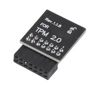 Cuifati 14pin TPM 2.0 Modulo, Sicurezza della Scheda Remota Per11 PC, Software di Crittografia, DDR3 e più Compatibile, PCB