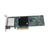 Cuifati Adattatore Bus Host SAS 9207-8e 6 Gbps PCIe 3.0 X8 8 Porte Esterne SFF-8088 HBA per Espansione Archiviazione Server, modalità IT per ZFS NAS TrueNAS UnRAID