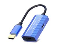 Cuifati Adattatore da HDMI a USB C 4K @ 60Hz, Bidirezionale HDMI a Type C Converter, PD 100W USB C Femmina a HDMI Adattatore Maschio per Air 2 Pro per Vetri AR 2S XR AR per Interruttore