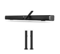 Cuifati Altoparlante TV, system Audio Surround a 2.1 Canali da 40 W, Soundbar Bluetooth con USB Ottico AUX e Telecomando per Giochi per Computer TV (Spina europea)