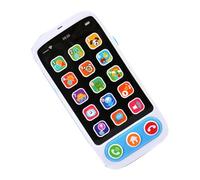 Cuifati Apprendimento, Gioca con il Cellulare, Giocattolo per Bambini, Lettore Musicale, Illuminazione Colorata, Multifunzione per lo Sviluppo del Cervello (BLUE)