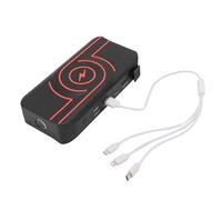Cuifati Avviamento Batteria Auto 600A di Picco, Power Pack Portatile Al | Doppie porte USB, torcia a LED, cavi Smart Jumper, per auto SUV camion moto, motori a benzina 3L 2L
