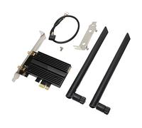 Cuifati AX210 PCIe WiFi 6E Card per PC Desktop, Bluetooth 5.2, WPA3, | Adattatore di rete PCIe con antenna dual band, adattatore wireless PCIe per giochi, scheda WiFi PCIe per 11 e 10, basso e
