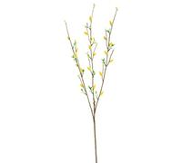 Cuifati Camelleria Artificiale Branca Fiore Simulazione Gialla Fiori Finti Piegatura Decorativa Cultura Vivente Fai -da -te 6st 84 Cm per Giardino Balcone (q)