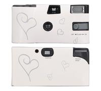 Cuifati Camera da Pellicola Usa e Getta da 35 Mm, Fotocamera Monouso a Colori con Batteria Integrata, Flash, Ruota Avanzata, Otturatore, per la Raccolta di Luna di per L'anniversario di