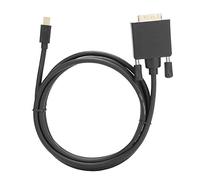 Cuifati Cavo Adattatore 4K 1080P da Mini DP a DVI con Alloggiamento in ABS, Passaggio Audio Digitale 7.1 Non Compresso, Design Ergonomico (1,8 Metri/5,9 Piedi)