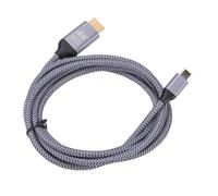 Cuifati Cavo da USB C a HDMI 4K 60 Hz [Trasferimento del Segnale Senza Perdita, Connettori Placcati in oro], Cavo di Interfaccia Multimediale da Tipo C Ad Alta Definizione per