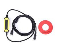 Cuifati Cavo di programmazione antipolvere impermeabile adatto per FX1S/1N/2N/3U serie FX PLC USB-SC09-FX 2,5 metri, cavo di programmazione per per XP/per VISTA