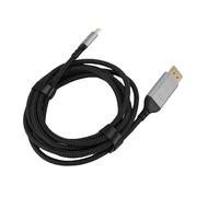 Cuifati Cavo DisplayPort 2.1 USB C to DisplayPort, Supporta 16K @60Hz 8K @120Hz, 4K @240Hz, 40 Gbps Tipo C per DisplayPort Cavo per il Monitor di Gioco TV TV Laptop PC PC Laptop