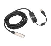 Cuifati Cavo USB Maschio a XLR Femmina, Convertitore Collegamento Microfono per Registrazione in Studio, Ingresso Digitale a 16 Bit 48 KHz, Plug and Play per Microfoni e Computer
