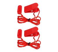 Cuifati Chiave di Sicurezza Sostitutiva per Tapis Roulant, Chiusura di Sicurezza Magnetica Universale per Tapis Roulant da 2 Pezzi Compatibile con la Maggior Parte delle Macchine da Corsa Horizon