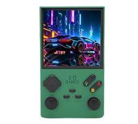 Cuifati Console di Gioco Portatile retrò, Videogioco Portatile con 256 GB di Spazio di Archiviazione, Schermo da 4,0 Pollici 720x720, Open Source per CPU Quad-core RK3326, Batteria da (verde scuro)