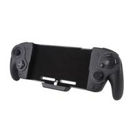 Cuifati Controller Wireless per SwitchOLED, Joystick Monopezzo per modalità Portatile con Vibrazione Turbo Regolabile, Macro Programmabile, Luce RGB (BLACK)
