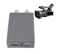 Cuifati Convertitore da SDI a HD, Rilevamento Automatico del Formato 3G SDI HD 1080P 60Hz con Embedder del Suono in Uscita, per di Visualizzazione di Trasmissione di