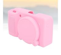 Cuifati Coperchio di Vetrina in Silicone Anti -slittamento con Antiergo per Fotocamera Gr3 Gr3x, Soft Morbido, Leggero, Lavabile, Copertura Protettiva, Facile Sostituzione della Scheda (Roseo)