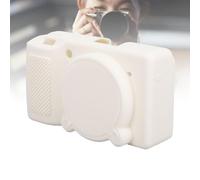 Cuifati Coperchio di Vetrina in Silicone Anti -slittamento con Antiergo per Fotocamera Gr3 Gr3x, Soft Morbido, Leggero, Lavabile, Copertura Protettiva, Facile Sostituzione della Scheda (WHITE)