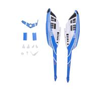 Cuifati Copertura del Corpo Leggera e Resistente di Ricambio per Elicottero RC per RC ERA C138 Bell 206 11,02x1,97x1,77 Pollici 1 Confezione (BLUE)