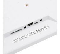 Cuifati Cornice Digitale WiFi da 15,6 Pollici, Touchscreen FHD con Rotazione Automatica della Memoria da 32 GB, per la Condivisione di Foto Smart Cloud (Spina europea)