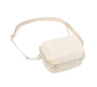 Cuifati Custodia per Fotocamera Gonfia, Piccola Borsa per Fotocamera Impermeabile Antiurto con Tracolla Rimovibile per la Fotografia (Beige)