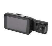 Cuifati Dash Cam a 3 1080P Tripla Telecamera Anteriore Interna e Posteriore per Auto, Display IPS da 3 Pollici, Videoregistratore di Guida con Visione Notturna IR, modalità Parcheggio, Registrazione