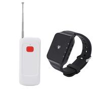 Cuifati di Chiamata Wireless, 1 Trasmettitore con 998 e 1 Ricevitore per Orologio da Polso, Resistente All'acqua IPX4, per la Casa, il Ristorante, la Scuola