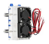 Cuifati Dispositivo di Raffreddamento Ad Aria 12V 144W, di Raffreddamento Termoelettrico Peltier, Kit di Raffreddamento a Refrigerazione a Semiconduttore per Frigorifero